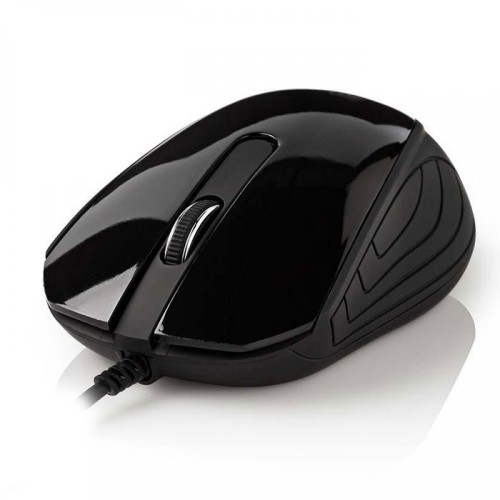 MSWD300BK Wired Desktop Mouse 1000 dpi 3-Button Black 233-0364
